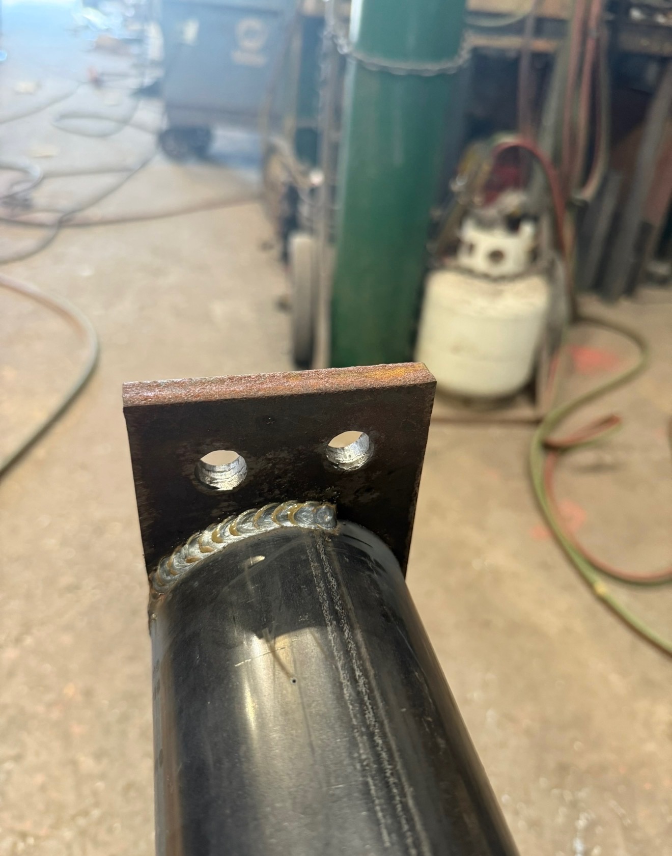 Auto chassis weld repair